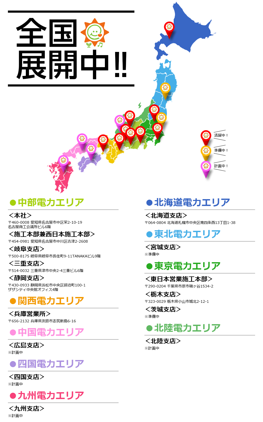 株式会社エコスマイル　全国展開中！