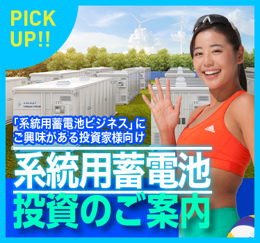系統用蓄電池投資のご案内