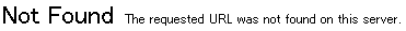 Not Found