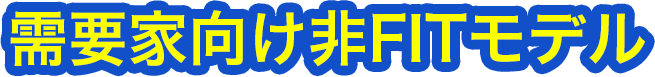 需要家向け非FITモデル